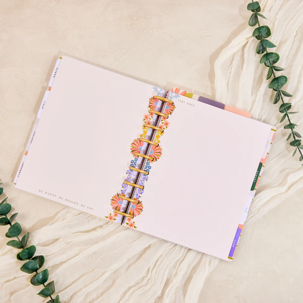 REPUESTO P/CUADERNO HAPPY FLORES 40H RAYADO PUNTEADO