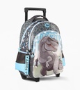 MOCHILA FOOTY C/CARRO DINOSAURIO