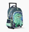MOCHILA FOOTY C/CARRO DINOSAURIO