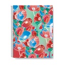 CUADERNO ARTE BLOOM 22X29.7 80H CUADRICULADO TAPA SEMI RIGIDA