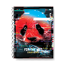 CUADERNO ARTE GLITCH 22X29.7 80H CUADRICULADO TAPA SEMI RIGIDA