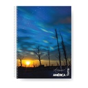 CUADERNO AMERICA TERRA 22X29.5 X80H CUADRICULADO