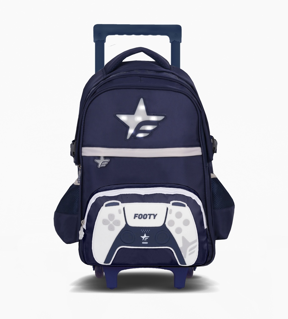 MOCHILA FOOTY C/CARRO 18'' JOYSTICK  C/LUZ