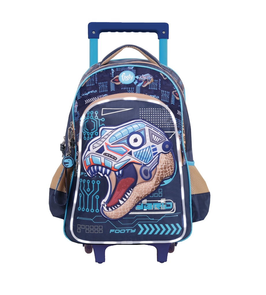 MOCHILA FOOTY C/CARRO 18'' TRANFORMER C/LUZ