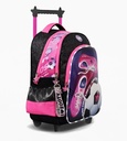 MOCHILA FOOTY C/CARRO 18'' GIRLS SOCCER C/LUZ