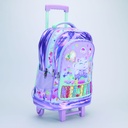 MOCHILA FILGO C/CARRO 18'' 3D GATITO