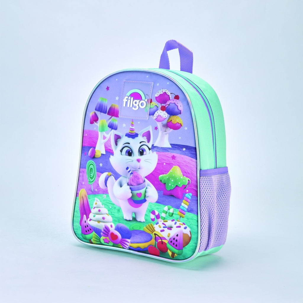 MOCHILA FILGO ESPALDA 12'' MINIPAK GATITO