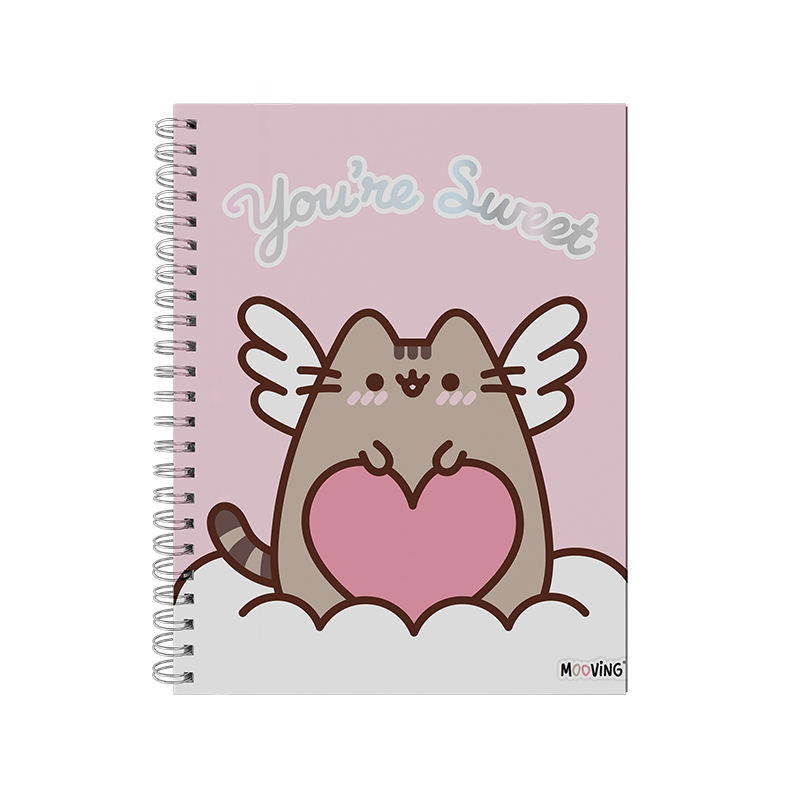 CUADERNO MOOVING A4 T/D 96H PUSHEEN