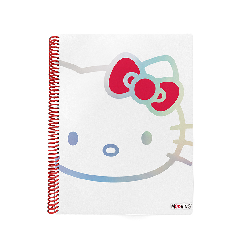 CUADERNO MOOVING A4 UNIVERSITARIO 80H HELLO KITTY