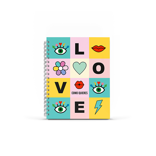 CUADERNO MOOVING 16X21 T/D C/ESPIRAL 80H COMO QUIERES