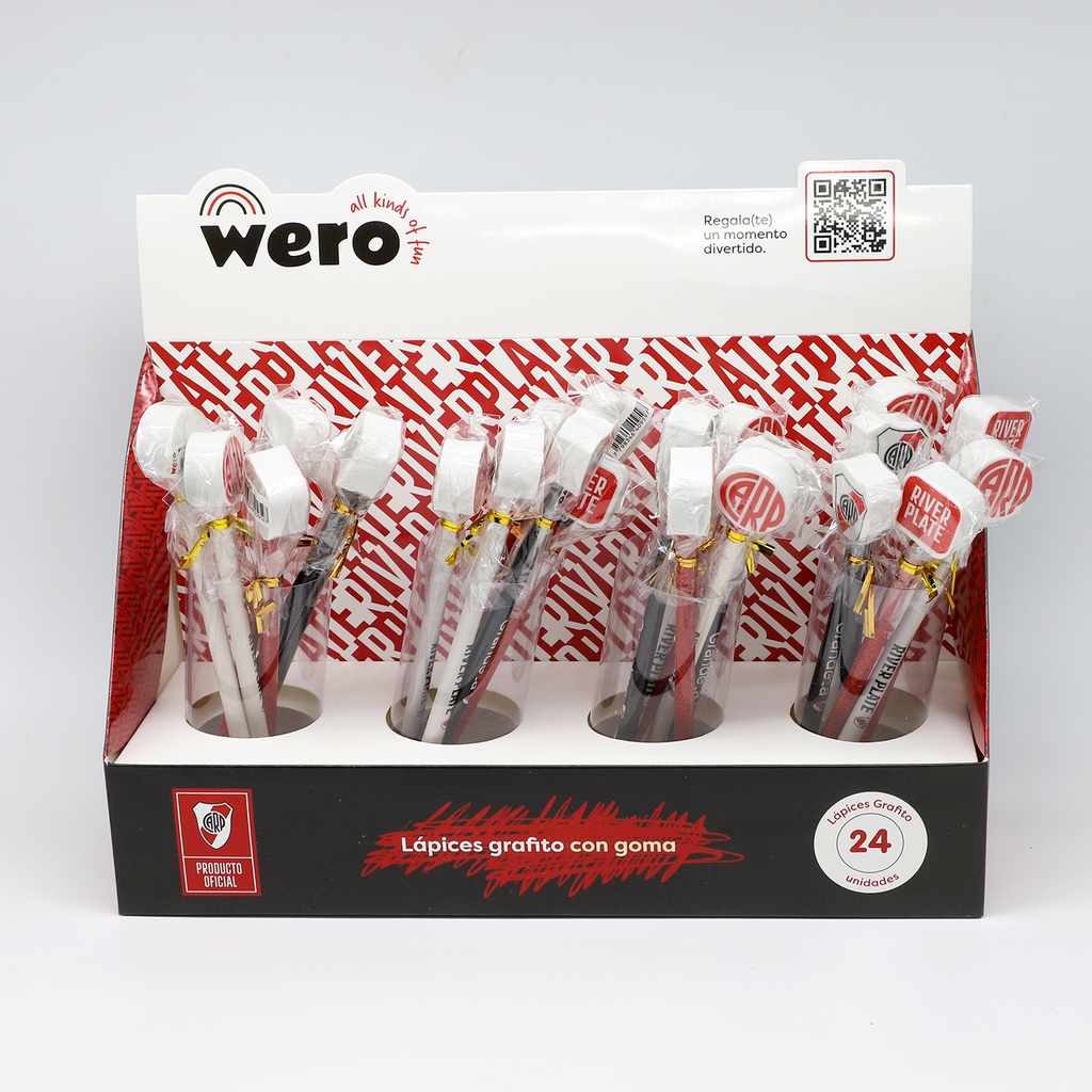 LAPIZ WERO C/GOMA RIVER PLATE