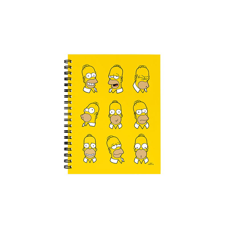 CUADERNO MOOVING 16X21 T/D C/ESP 80H SIMPSONS