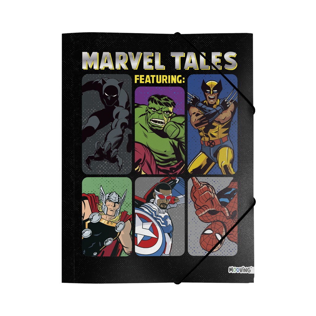 CARPETA 3 SOLAPAS OFICIO MOOVING MARVEL