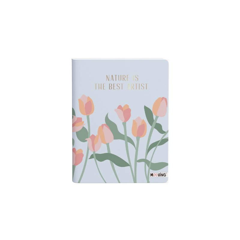 CUADERNO MOOVING 16X21 T/F COSIDO GARDEN