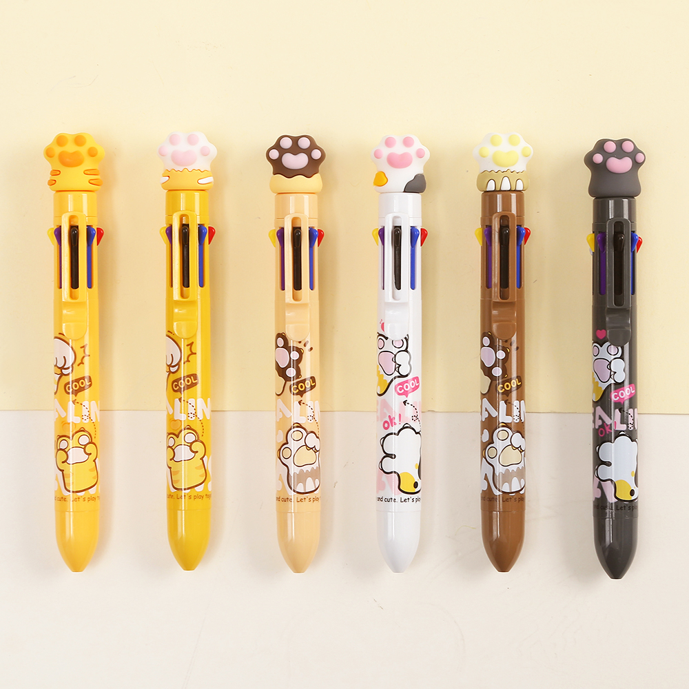 BOLIGRAFO WERO OCHO COLORES PAWS X1