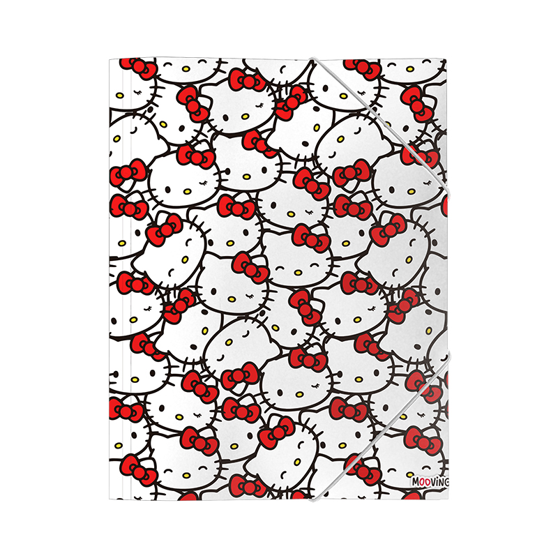 CARPETA 3 SOLAPAS OFICIO MOOVING HELLO KITTY