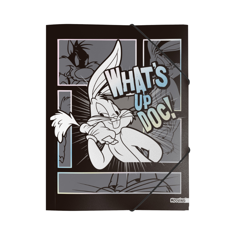 CARPETA 3 SOLAPAS OFICIO MOOVING LOONEY TUNES