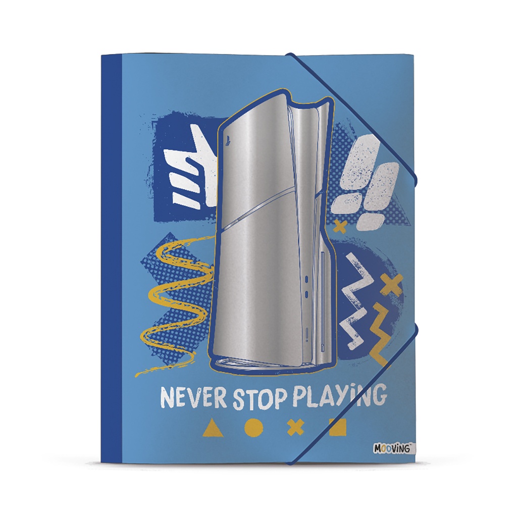 CARPETA 3 SOLAPAS OFICIO MOOVING PLAYSTATION