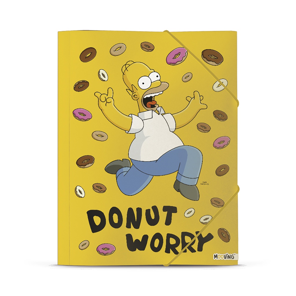 CARPETA 3 SOLAPAS OFICIO MOOVING SIMPSONS