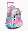 MOCHILA FOOTY C/CARRO 18'' MAKE UP C/LUZ