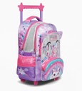 MOCHILA FOOTY C/CARRO 18'' MAKE UP C/LUZ