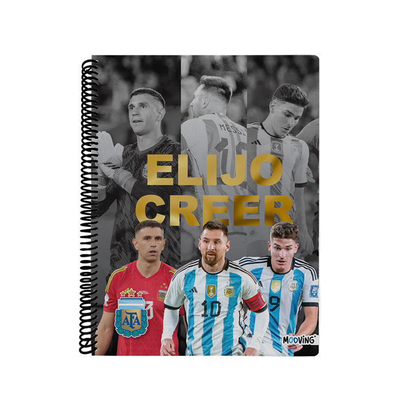 CUADERNO MOOVING A4 UNIVERSITARIO 80H SELECCION AFA