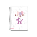 CUADERNO RY 1082 15X21 ANILLADO SEMI FLEX MIX 80H RY