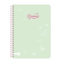 CUADERNO RY 1084 15X21 ANILLADO SEMI FLEX PASTEL 80H NAT RY