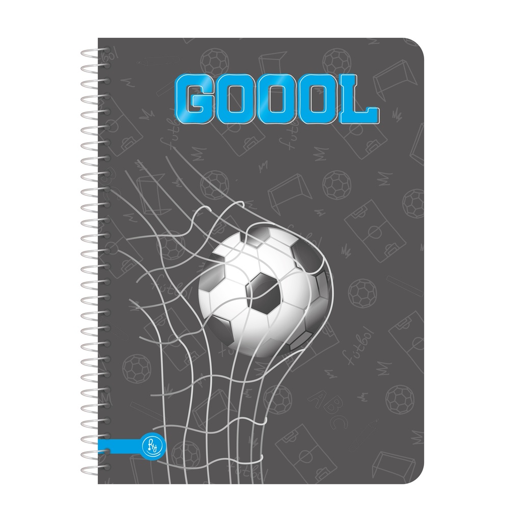 CUADERNO RY 1085 15X21 ANILLADO SEMI FLEX ESCOLAR 80H NAT RY