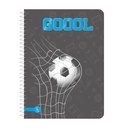 CUADERNO RY 1085 15X21 ANILLADO SEMI FLEX ESCOLAR 80H NAT RY