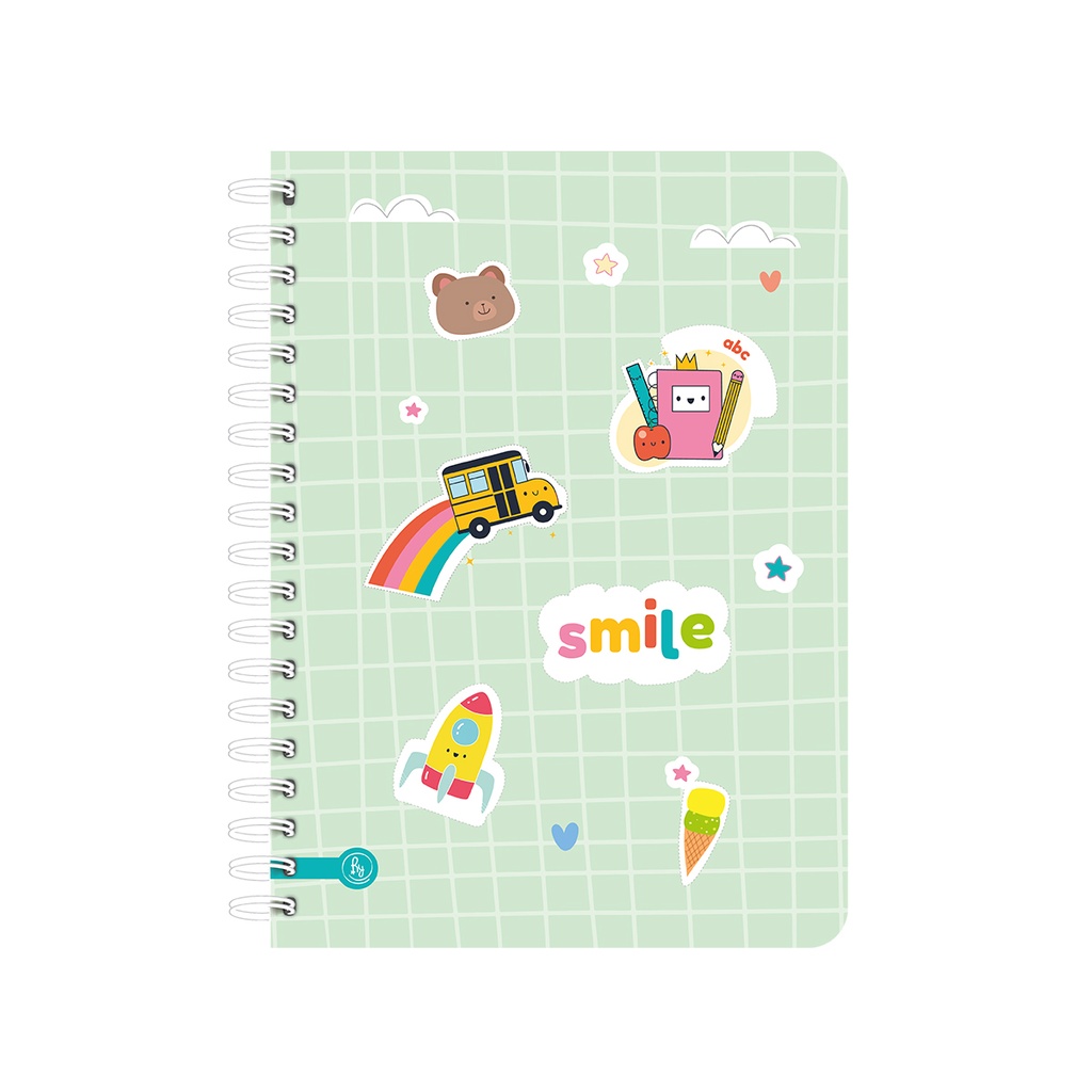 CUADERNO RY 1085 15X21 ANILLADO SEMI FLEX ESCOLAR 80H NAT RY