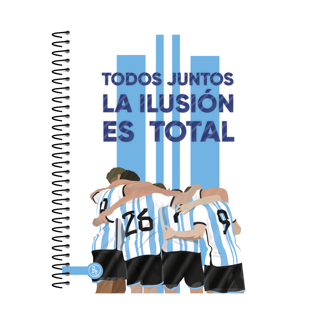 CUADERNO RY 1089 15X21 ANILLADO SEMI FLEX ARGENTINA 80H RY