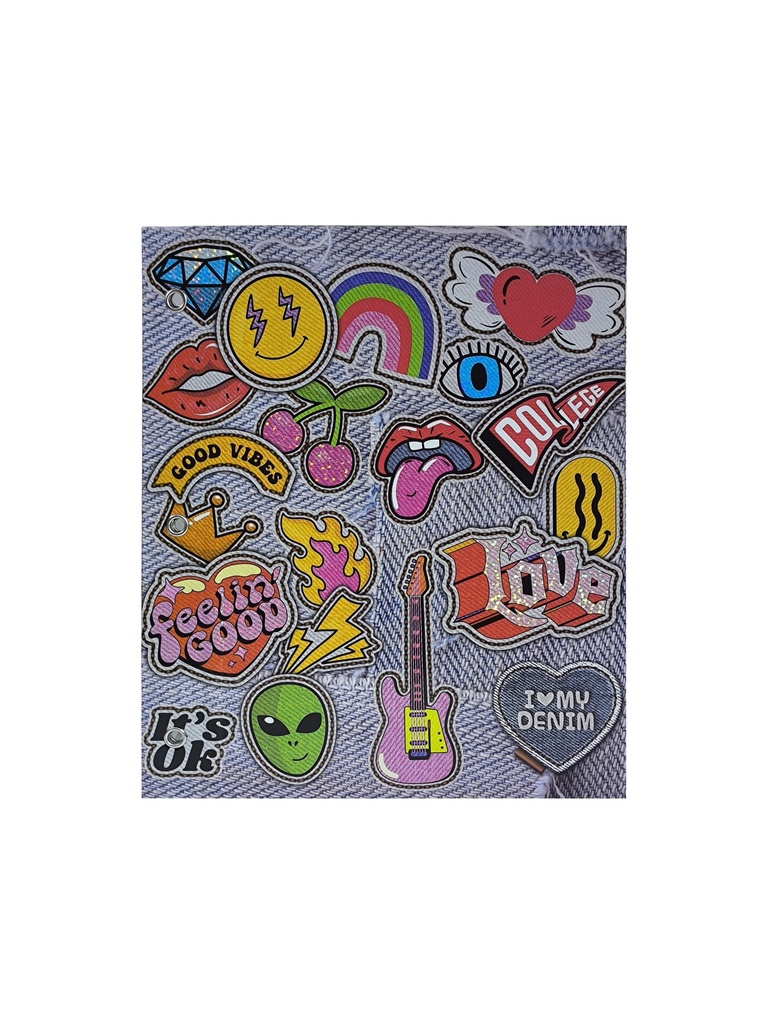 CARPETA 2 TAPAS Nº3 REXON I LOVE MY DENIM
