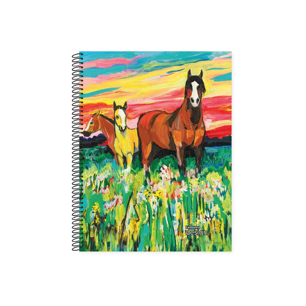 CUADERNO LEDESMA DESING CATALINA GUERRICO 22X29 84H CUADRICULADO
