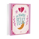 CUADERNO FW 16X21 96 HOJAS HAPPY
