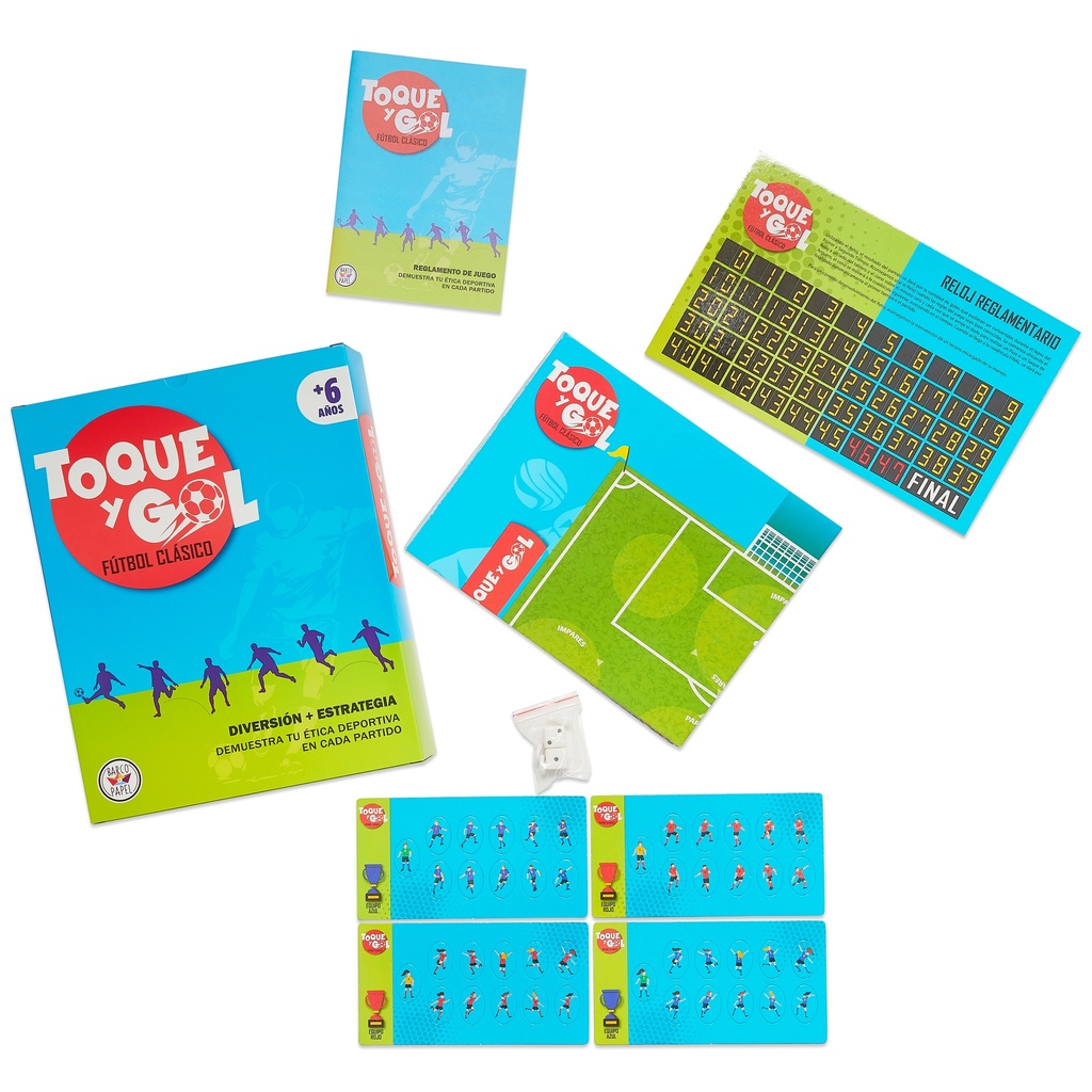 JUEGO DE MESA BARCO DE PAPEL TOQUE Y GOL