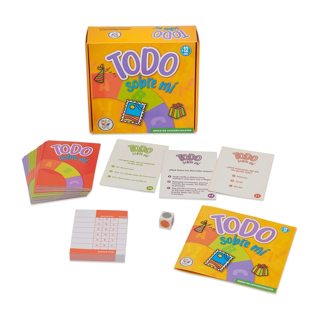 JUEGO DE MESA BARCO DE PAPEL TODO SOBRE MI