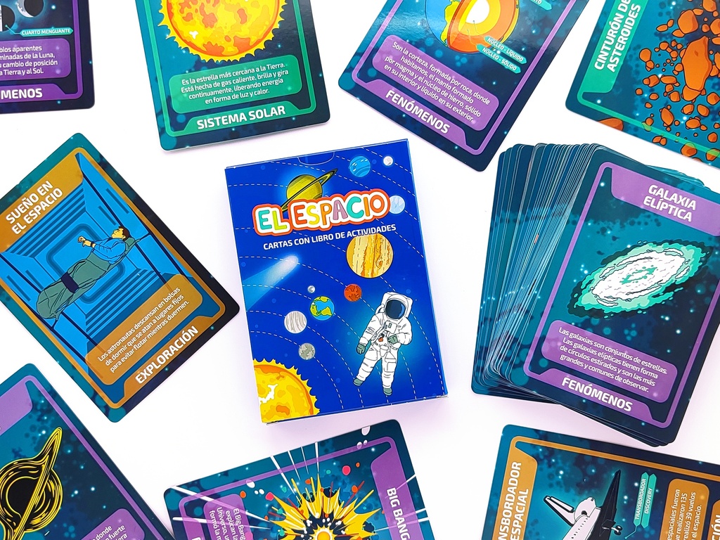 JUEGO DE CARTAS BARCO DE PAPEL EL ESPACIO