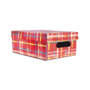 CAJA ESCOSES MEDIANA 39X30X15 COLORES SURTIDOS