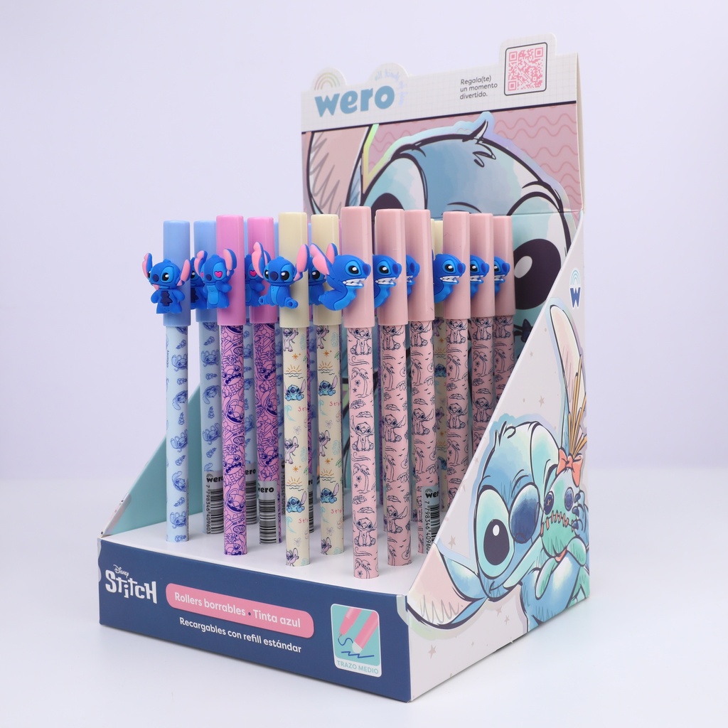 BOLIGRAFO WERO BORRABLE STITCH X1