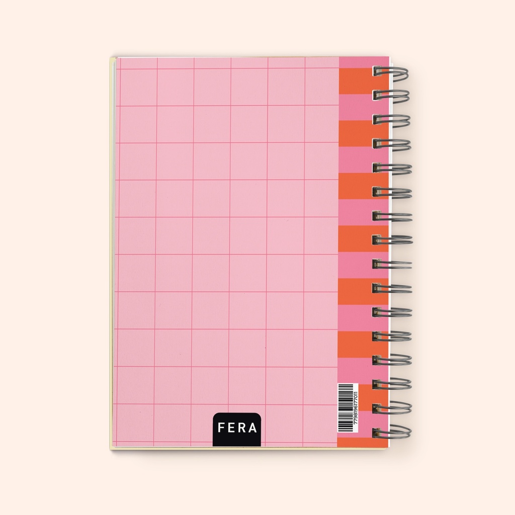 CUADERNO FERA 16X21 ANILLADO INSPIRING IDEAS 96H LISO