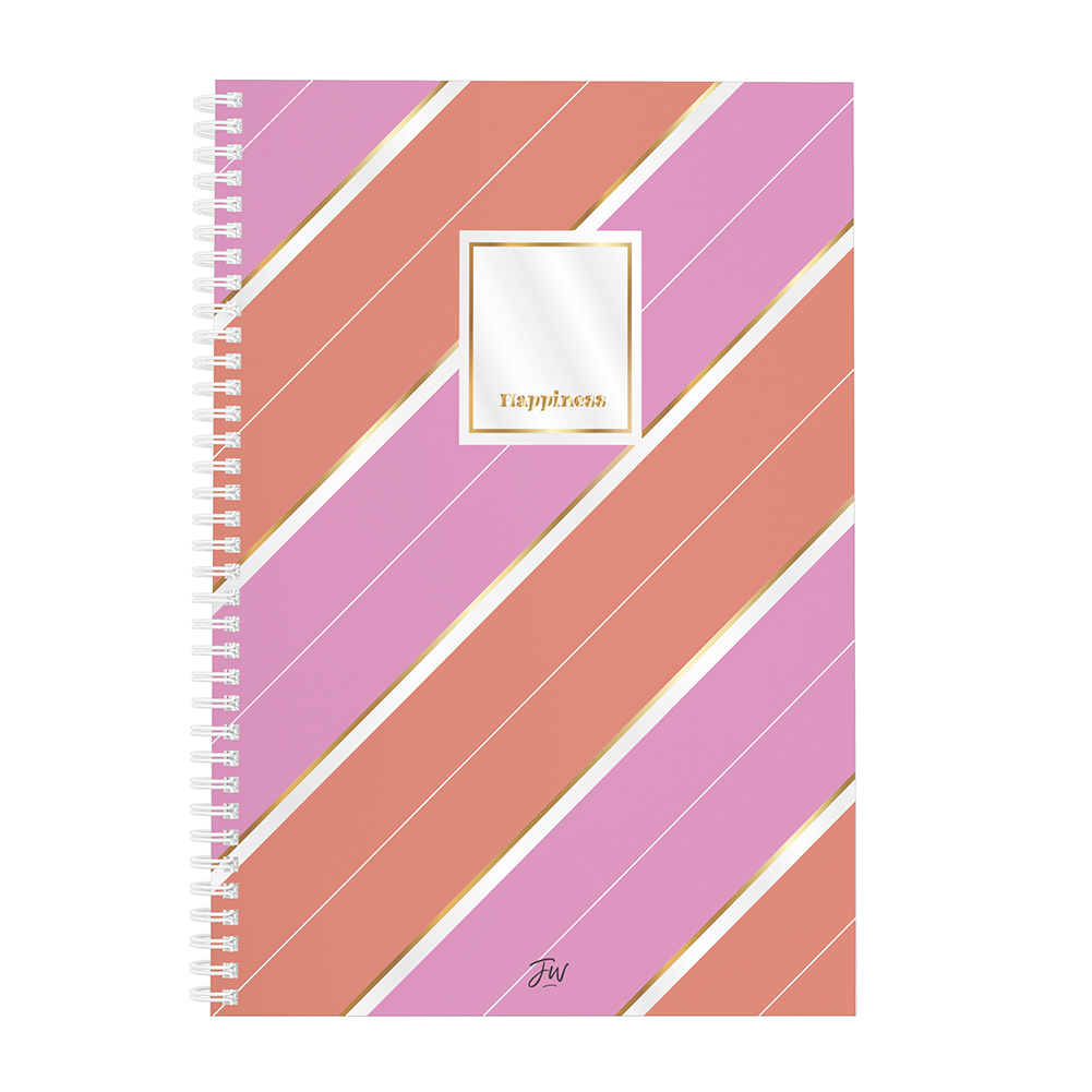 CUADERNO FW A4 SEMIRIGIDO 80 HOJAS PINK