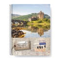 CUADERNO MIS APUNTES TRAVEL CON ESPIRAL 22X29 80H RAYADO