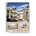 CUADERNO MIS APUNTES TRAVEL CON ESPIRAL 22X29 80H RAYADO