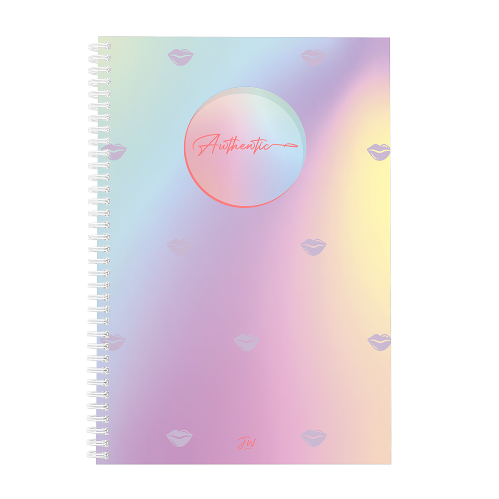 CUADERNO FW A4 SEMIRIGIDO 80 HOJAS COLORFUL