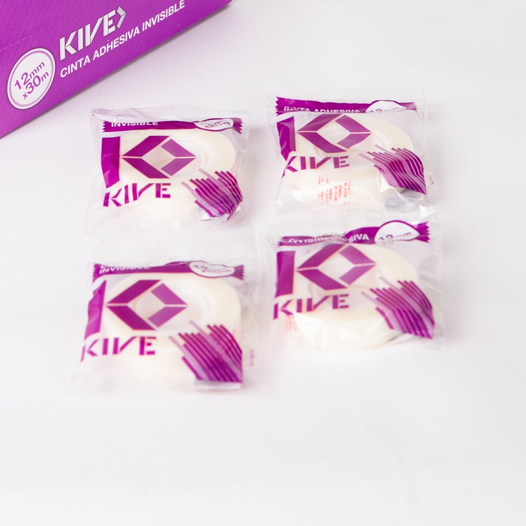 CINTA KIVE INVISIBLE 12MMX30MT