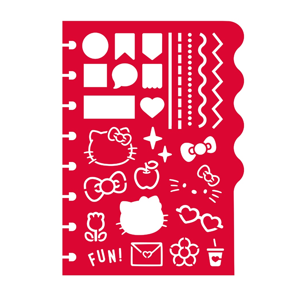 CUADERNO MOOVING LOOP HELLO KITTY A5 CON DISCOS