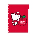 CUADERNO MOOVING LOOP HELLO KITTY A5 CON DISCOS