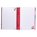 CUADERNO MOOVING LOOP HELLO KITTY A5 CON DISCOS