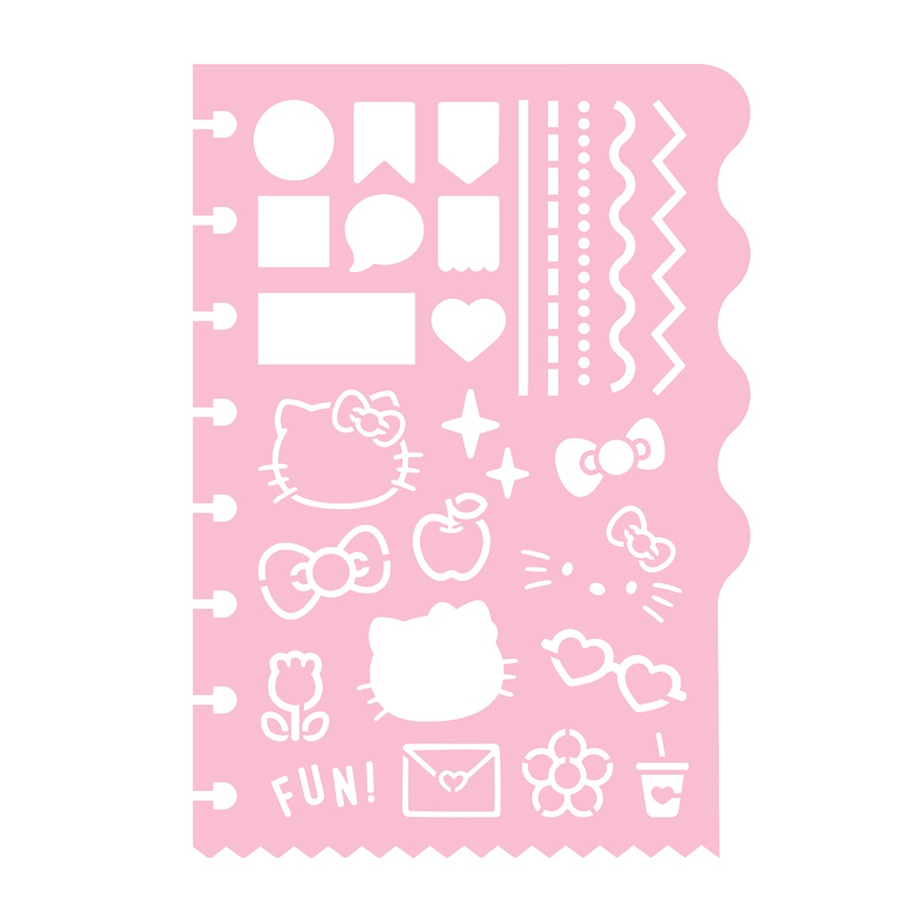 CUADERNO MOOVING LOOP HELLO KITTY A5 CON DISCOS